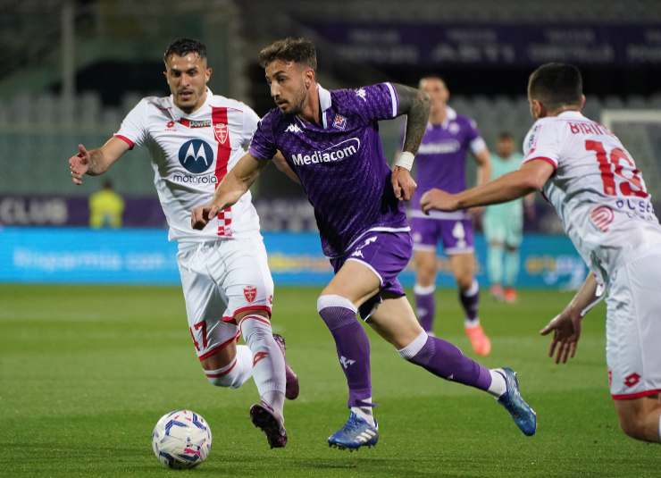 Castrovilli in campo con la maglia della Fiorentina contro il Monza - foto LaPresse - IlPosticipo.it