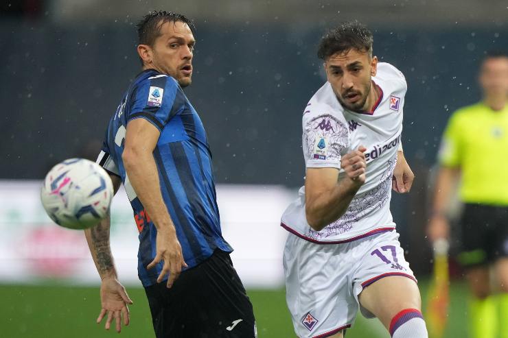 Castrovilli in campo con la maglia della Fiorentina - foto LaPresse - IlPosticipo.it