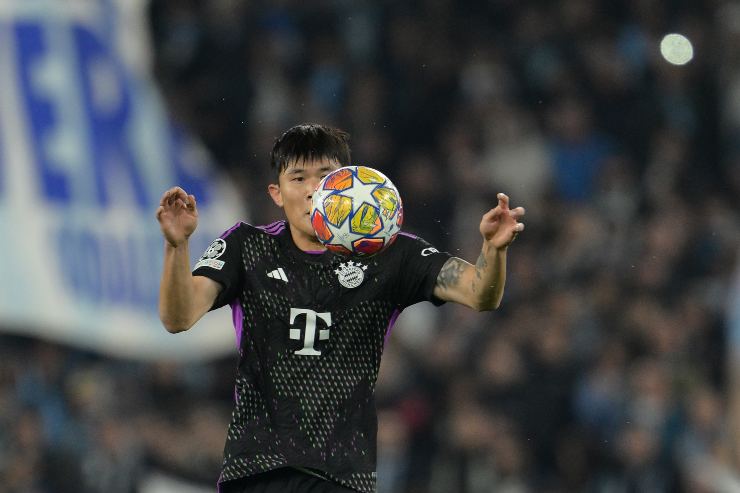 Kim Min jae in campo con la maglia del Bayern Monaco - foto LaPresse - IlPosticipo.it