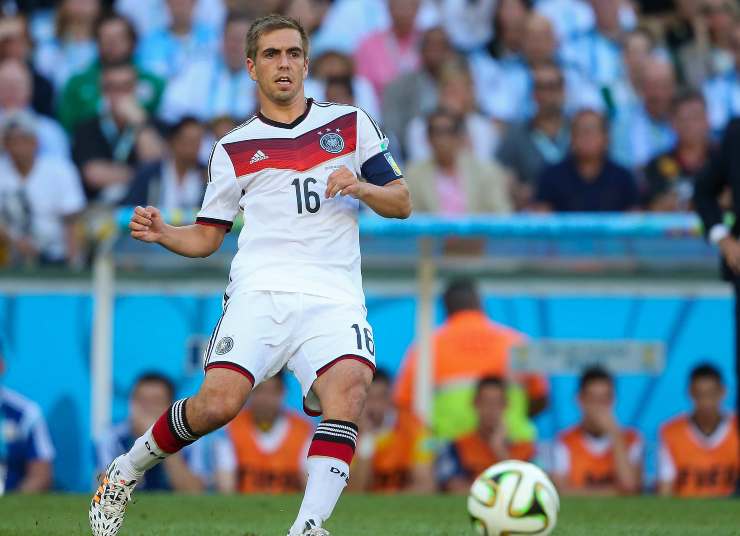 Lahm in campo con la nazionale tedesca - foto LaPresse - IlPosticipo.it