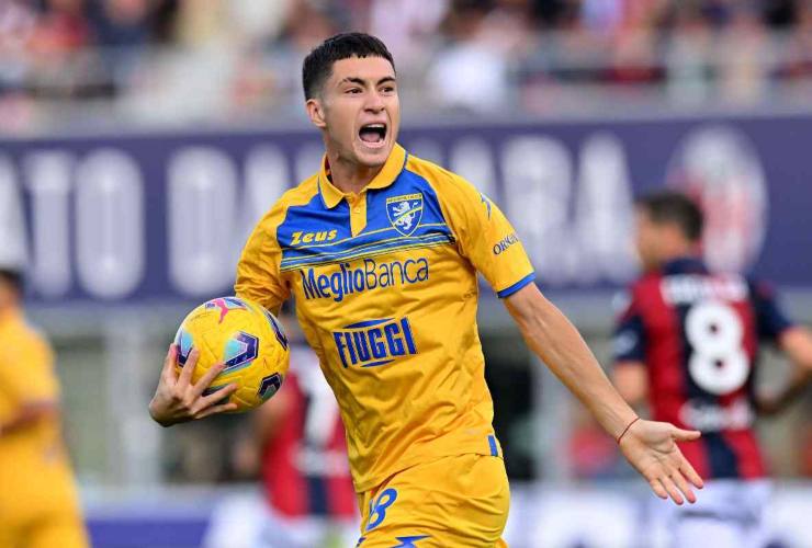 Matias Soulè in campo con il Frosinone - foto Getty Images JMania.it - IlPosticipo.it