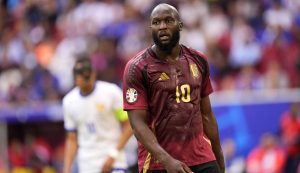 Romelu Lukaku in campo con la maglia del Belgio - foto LaPresse - IlPosticipo.it