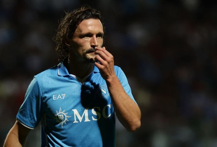 Mario Rui durante il ritiro a Castel di Sangro con il Napoli - foto LaPresse - IlPosticipo.it