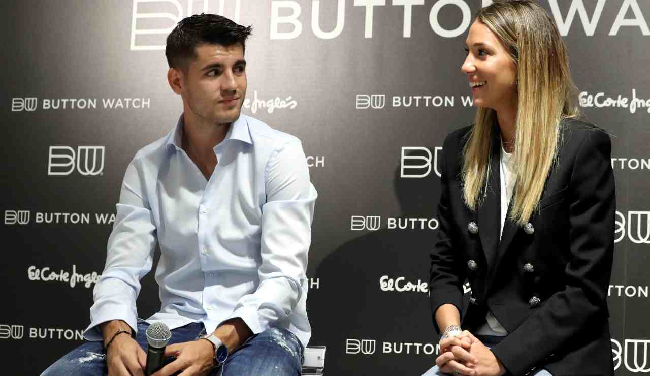 Alvaro Morata e Alice Campello (AnsaFoto) - ilposticipo.it