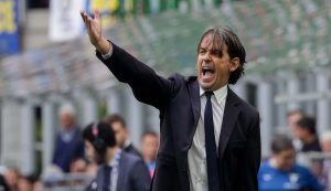 Simone Inzaghi, allenatore Inter, arrabbiatissimo durante un match della sua squadra - foto ANSA Dotsport.it - IlPosticipo.it