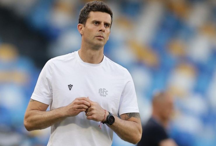 Thiago Motta in campo osserva la sua squadra durante il match - foto LaPresse JMania.it - IlPosticipo.it