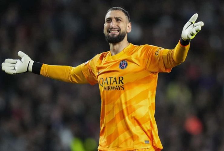 Donnarumma con la maglia del Paris Saint Germain – Foto ANSA JMania.it - IlPosticipo.it