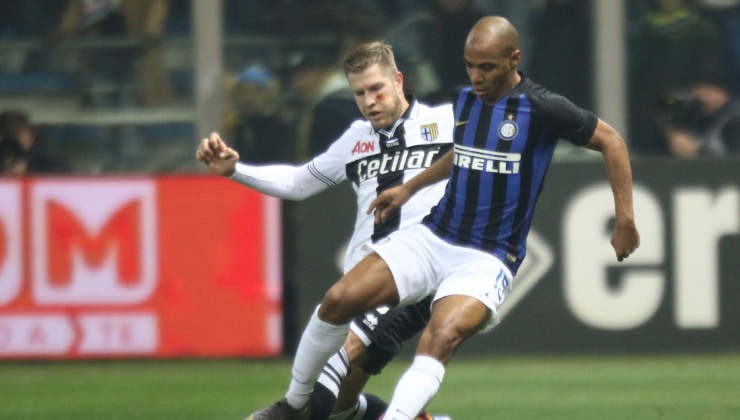 Joao Mario in azione in maglia Inter