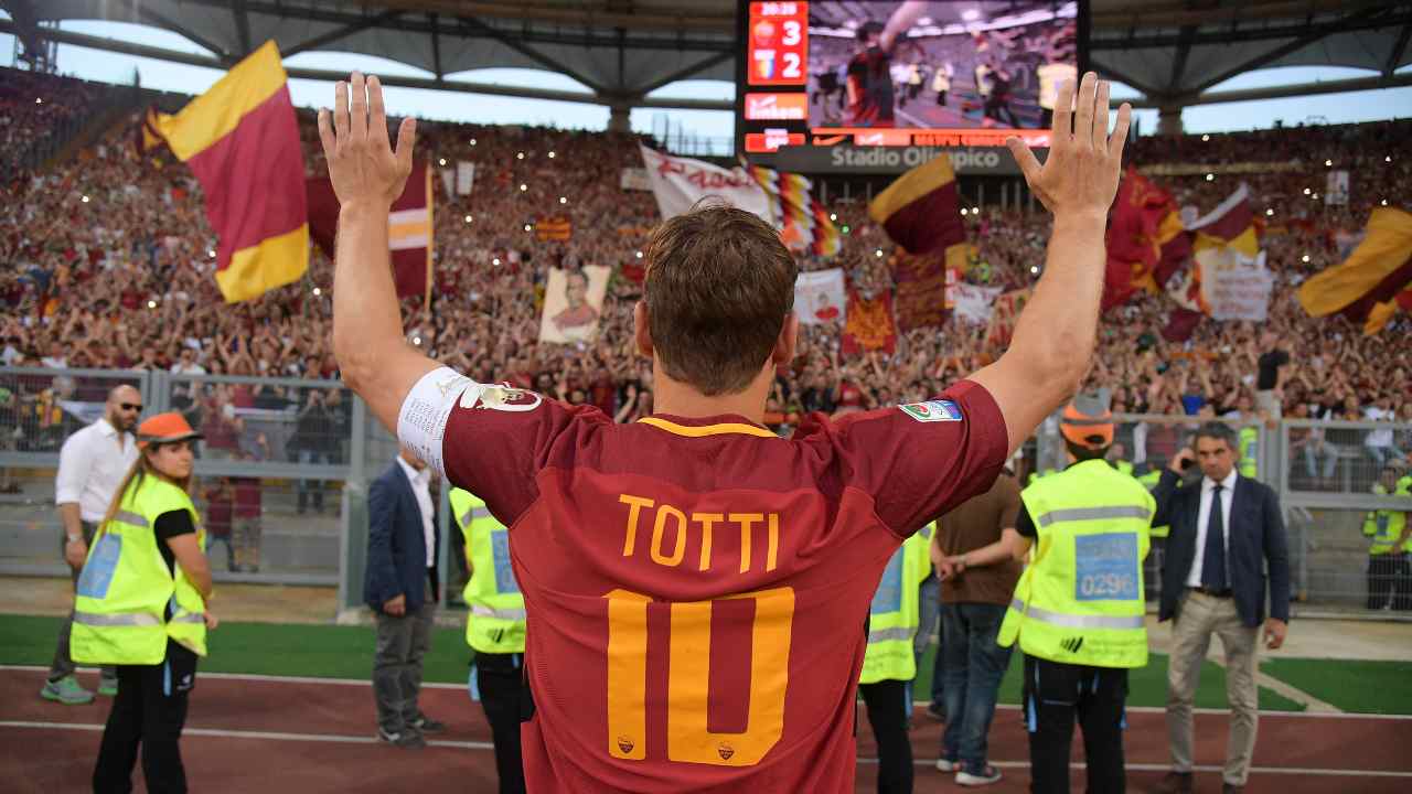 L'addio al calcio di Francesco Totti