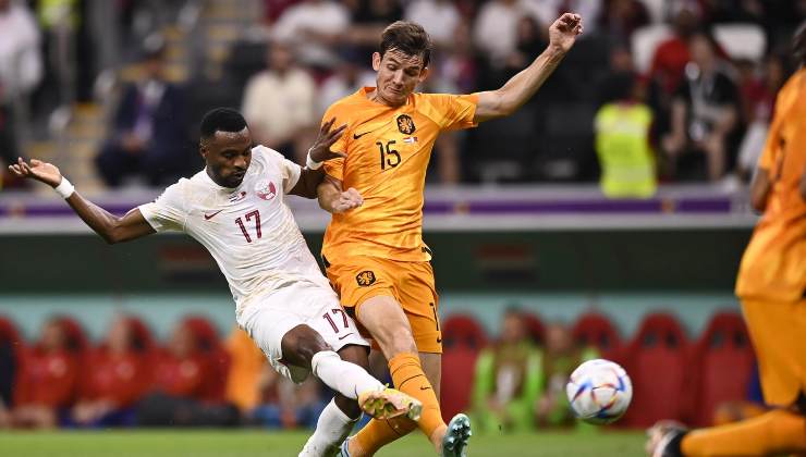 Marten De Roon con la maglia dell'Olanda