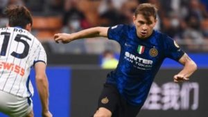 Nicolò Barella in azione