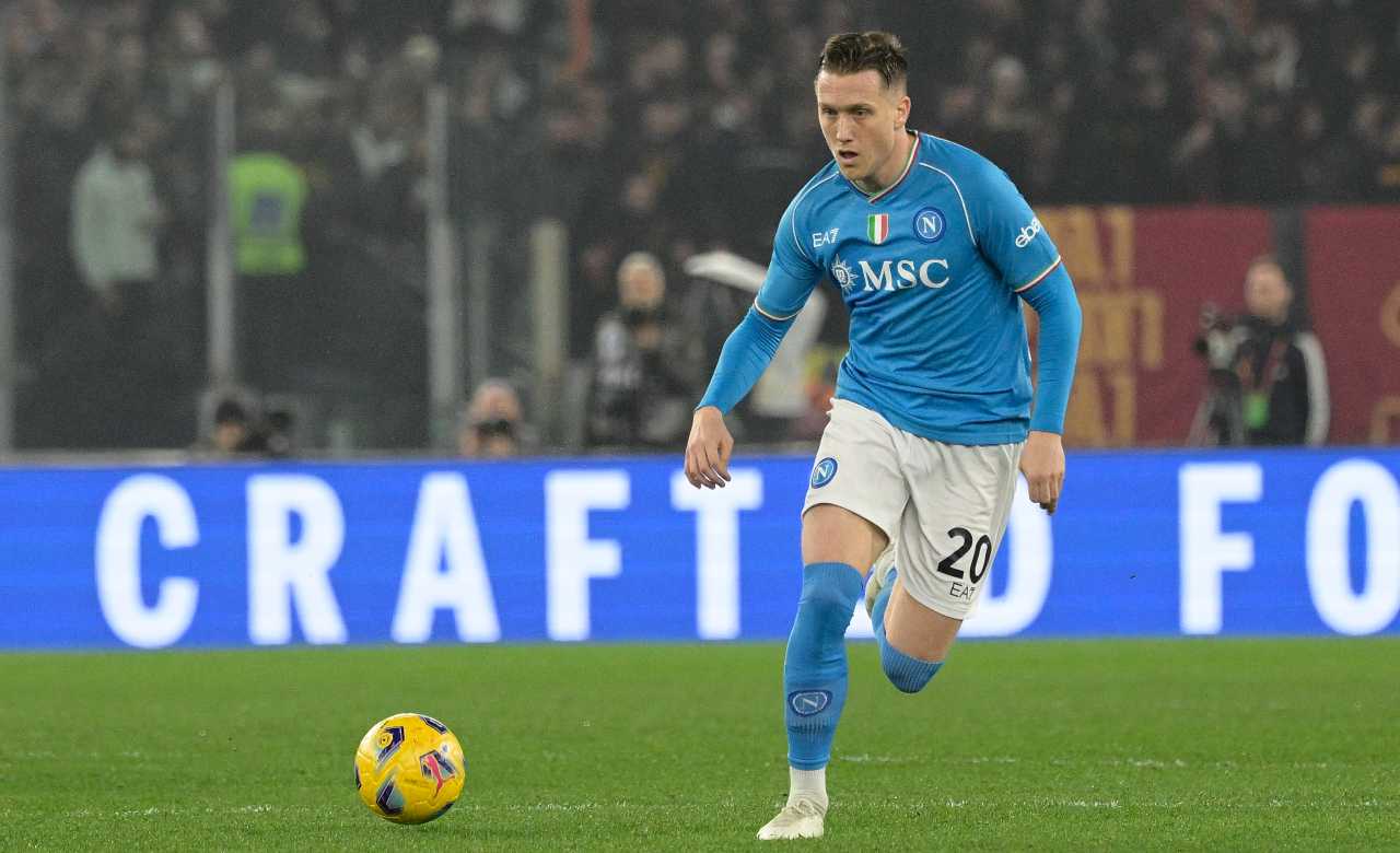 Piotr Zielinski ai tempi del Napoli