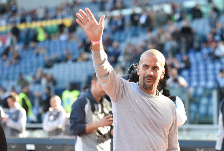 Juan Sebastian Veron che va ad assistere ad un match della Lazio - foto LaPresse - IlPosticipo.it