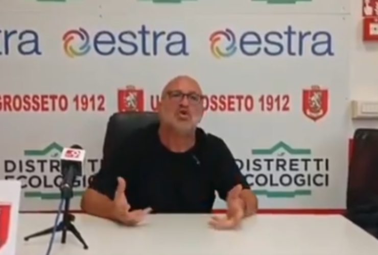 La conferenza stampa di mister Malotti a Grosseto - fonte X (La Ragione di Stato) - IlPosticipo.it