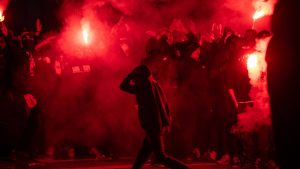 Disordini tra gli ultras delle due squadre