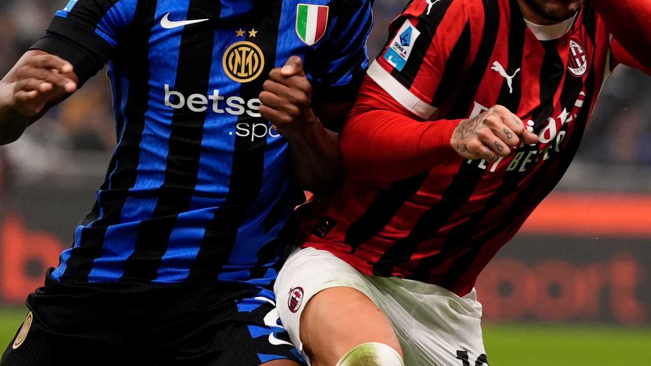 Un contrasto di gioco del recente Derby della Madonnina