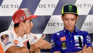 Valentino Rossi e Marc Marquez (Fonte Passione Motogp Forever Facebook) - ilposticipo.it