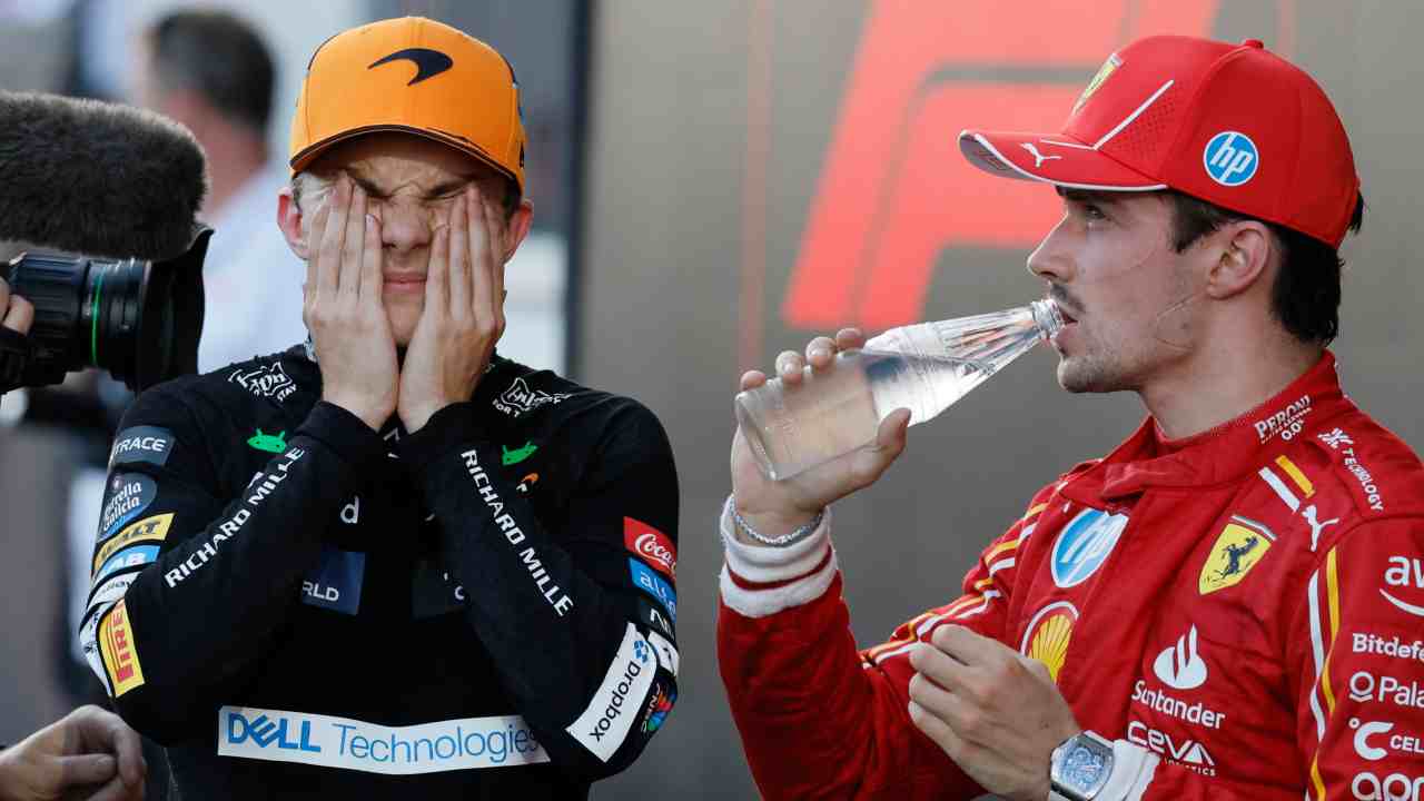 Oscar Piastri e Charles Leclerc 