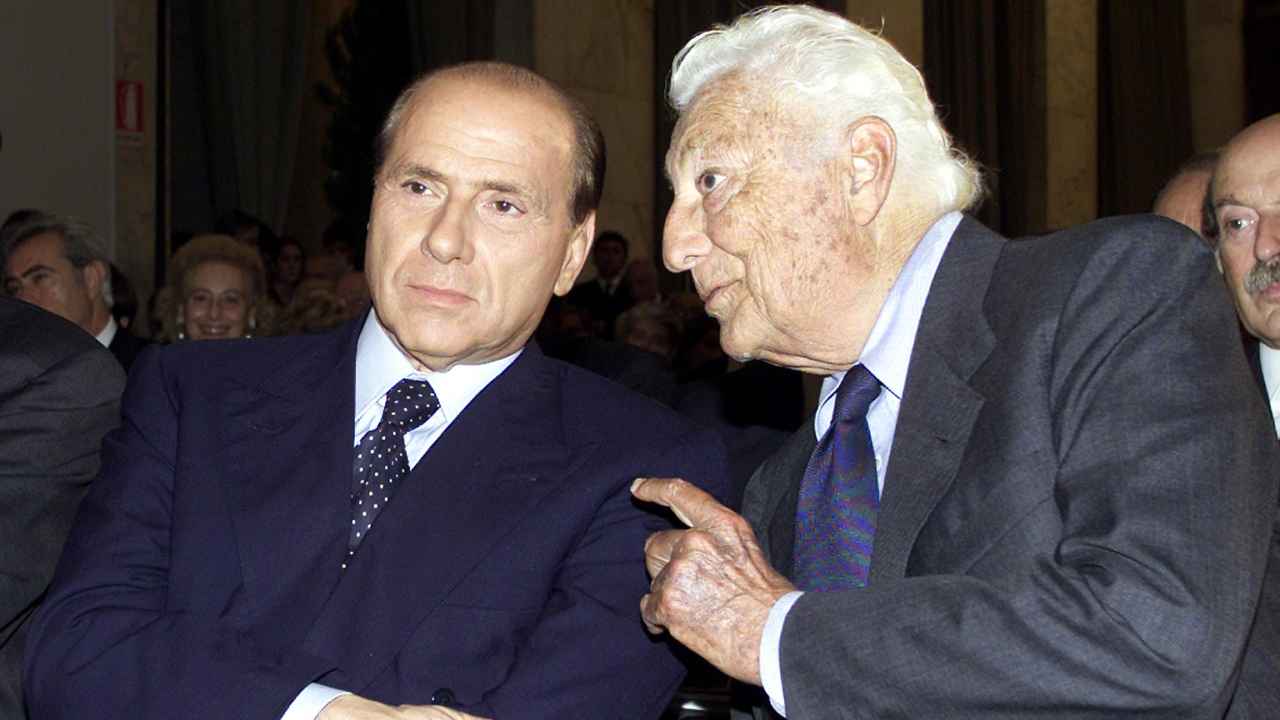 Silvio Berlusconi e Gianni Agnelli