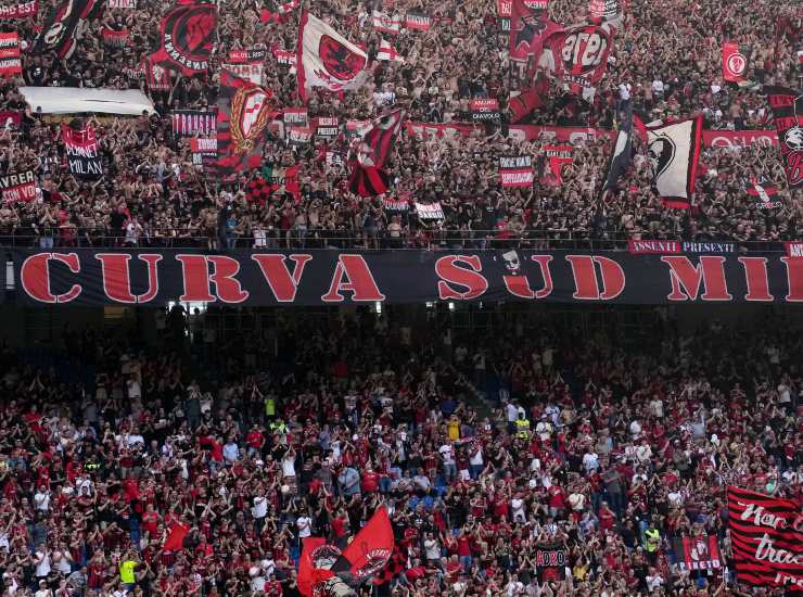 Curva Sud Milan (LaPresse) - ilposticipo.it 