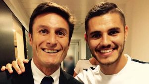 Javier Zanetti e Mauro Icardi