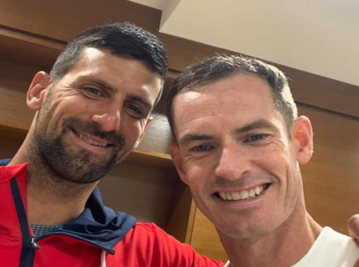 Murray e Djokovic (Fonte andymurray Instagram) - ilposticipo.it