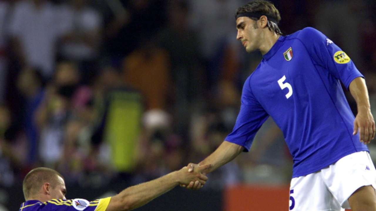 Olf Mellberg e Fabio Cannavaro