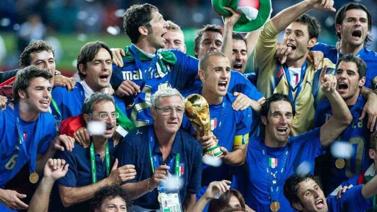 La Nazionale italiana campione del mondo nel 2006