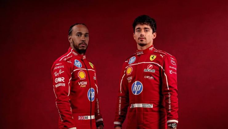 Lewis Hamilton e Charles Leclerc