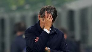 Simone Inzaghi disperato