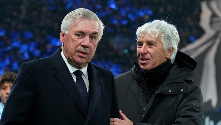 Carlo Ancelotti e Gian Piero Gasperini