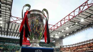 Il trofeo della Champions League